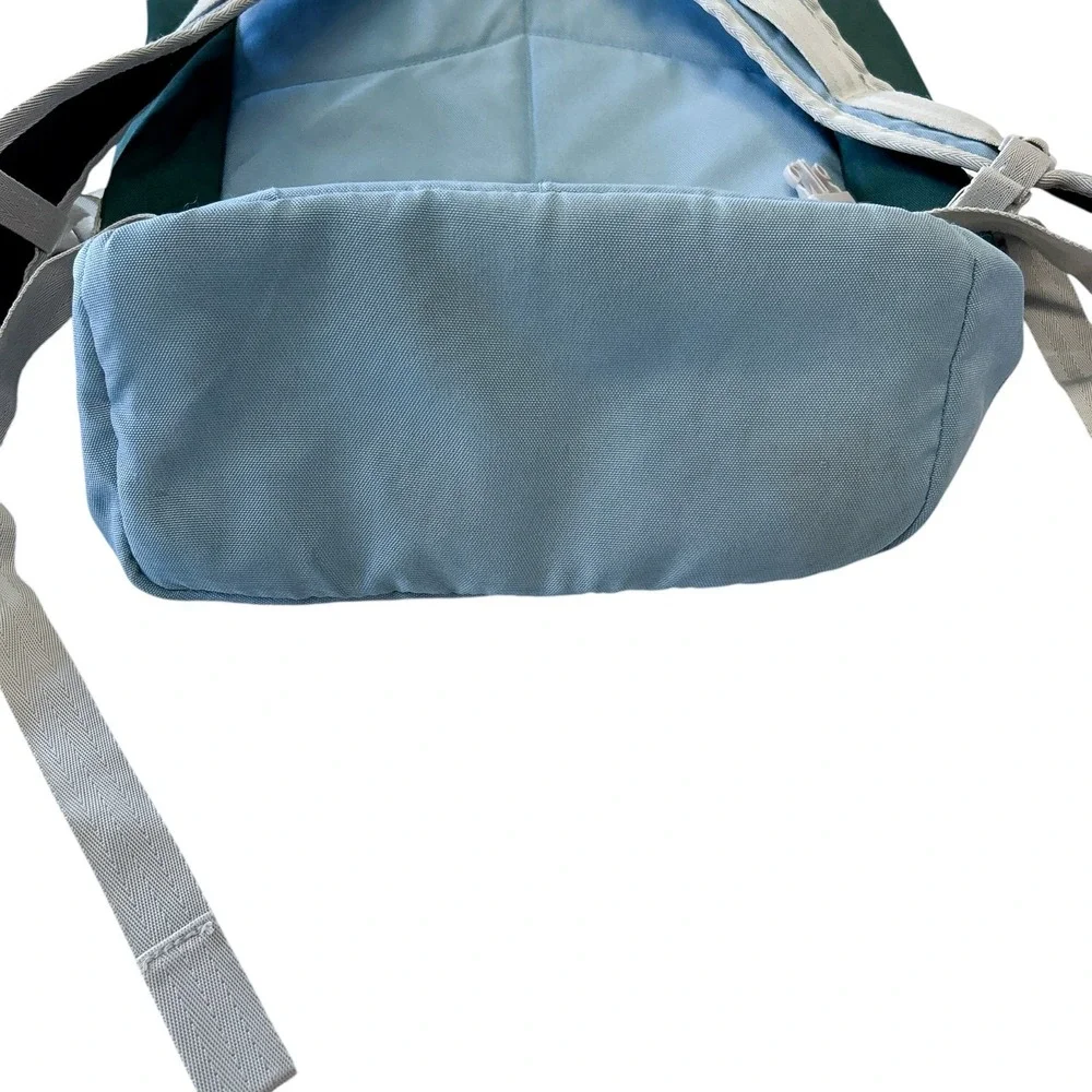 Poler Rolltop Backpack in‎ Dark Green Casual Hiking School Canvas Adjustable